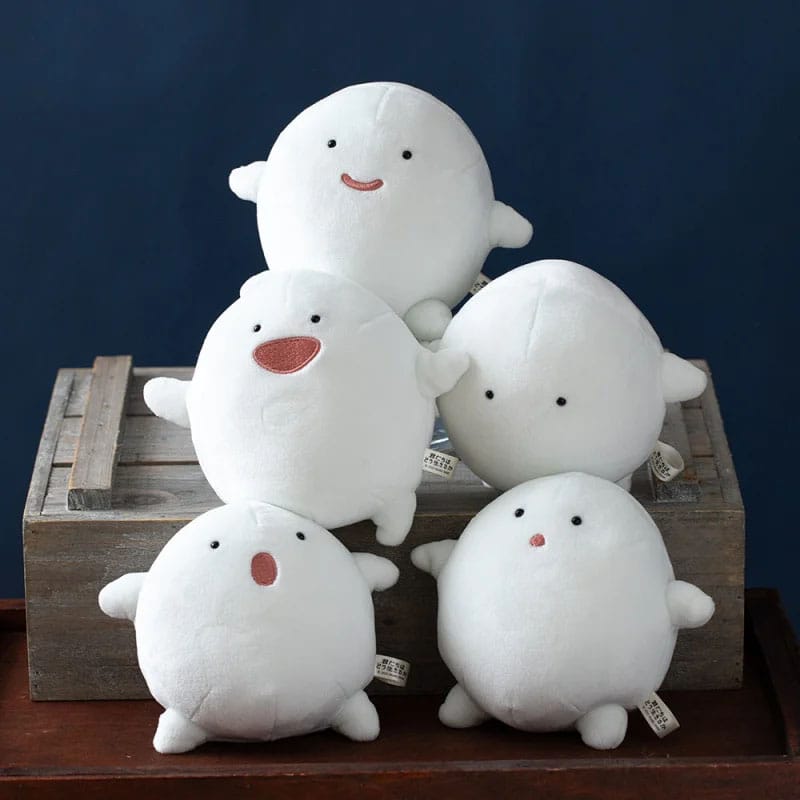 El chico y la garza Figura de peluche Warawara Dreaming 14 cm