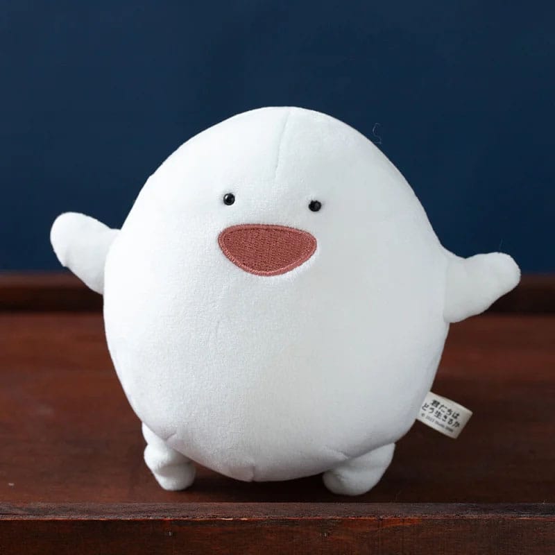 El chico y la garza Figura de peluche Warawara Laughing 14 cm