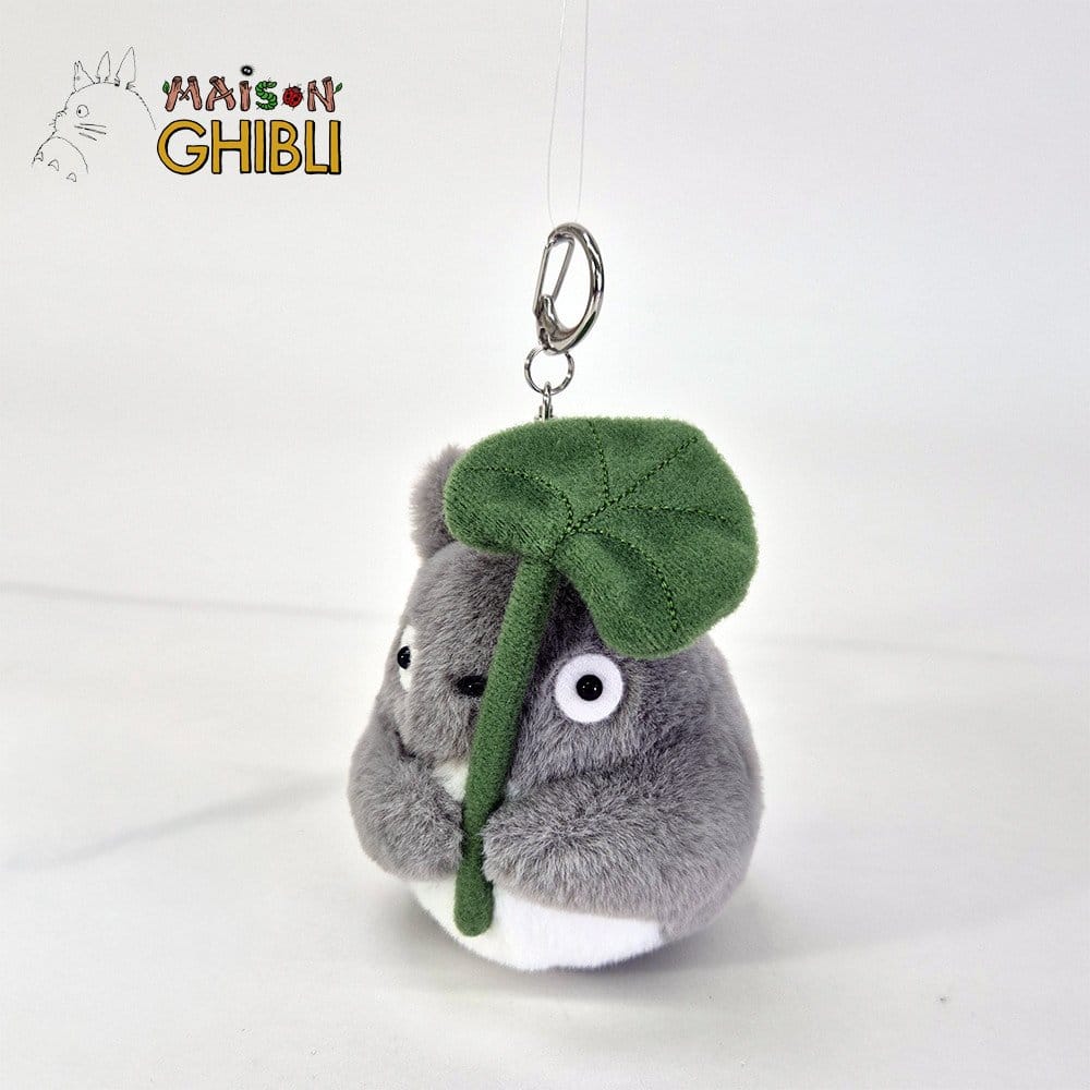 Mi vecino Totoro Nakayoshi Llavero Big Totoro with leaf