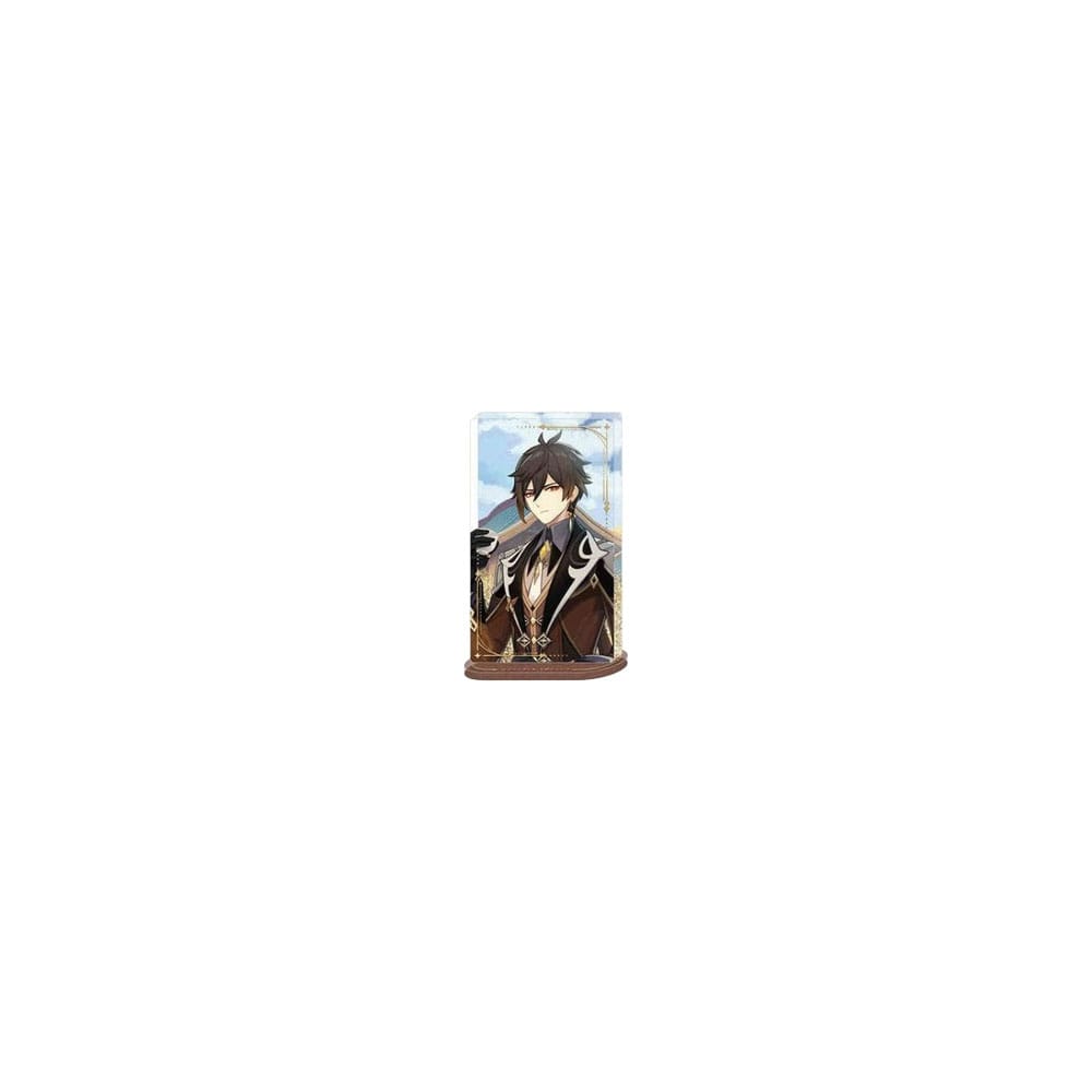 Genshin Impactl Adorno acrílico con purpurina Zhongli 11 cm - Z POP Toys