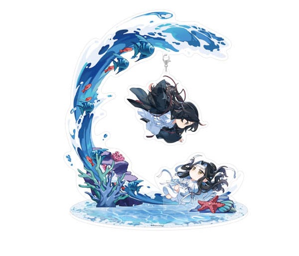 Grandmaster of Demonic Cultivation diorama acrilico Wei Wuxian & Lan Wangji Zhao Xi Chi Ver. 18 cm