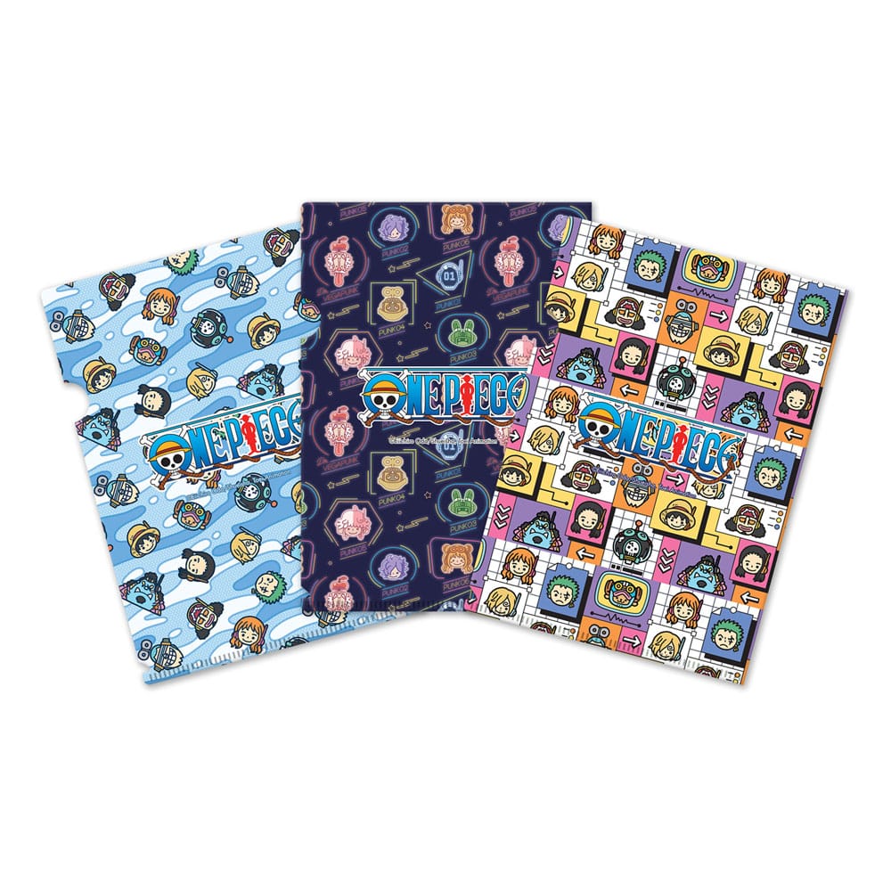 One Piece Set de 3 Fundas transparentes Egghead Saga - Z POP Toys