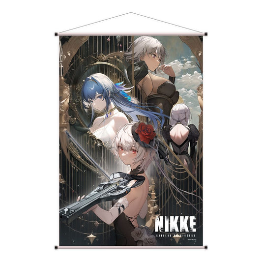 Goddess of Victory: Nikke Póster Tela Sugar, Helm, Julia & Modernia 60 x 90 cm