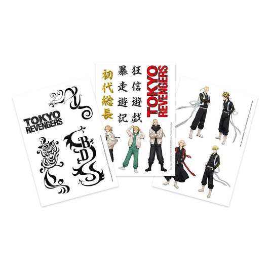 Tokyo Revengers Set Tatuajes temporales - Z POP Toys