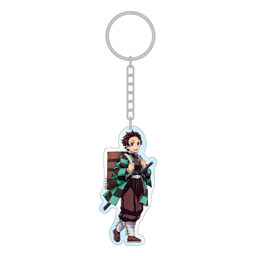 Demon Slayer: Kimetsu no Yaiba Llavero Tanjiro Holographic 8 cm