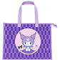 Sanrio Bolsa de Compras de PVC Kuromi Japanese 49 x 36 x 10 cm