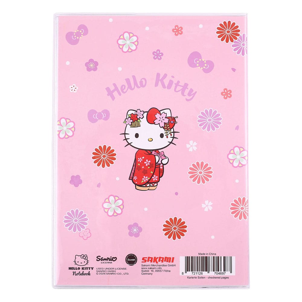 Sanrio Libreta Hello Kitty Kimono Holographic Checkered - Z POP Toys