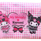 Sanrio Bolsa Pink Black Party Series Kuromi & My Melody Foldable