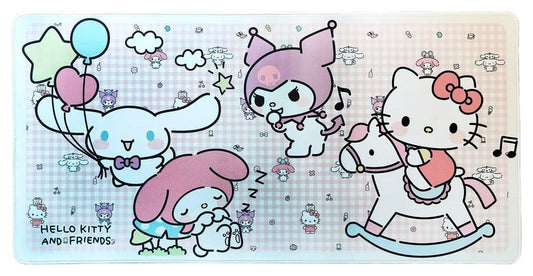 Sanrio XXL Alfombrilla de ratón Pink Black Party Series Hello Kitty & Friends Infant Style