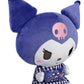 Sanrio Peluche Kuromi Pyjama Style M 22 cm