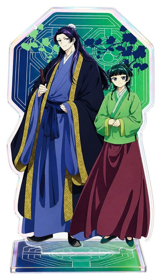 Los diarios de la boticaria - Soporte de acrílico holográfico - Maomao & Jinshi (Normal Clothes)
