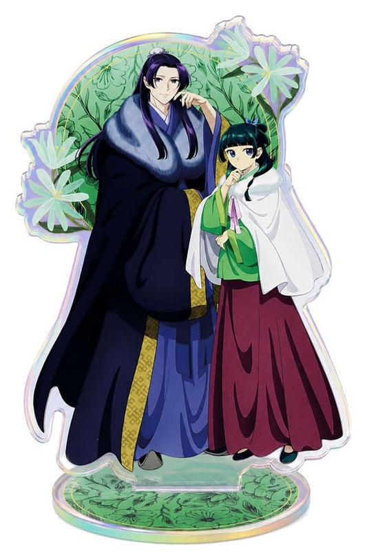 Los diarios de la boticaria - Soporte de acrílico holográfico - Maomao & Jinshi (Winter Clothes)