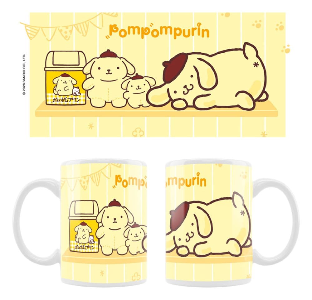 Sanrio Taza Pompompurin Squishy Cute Purin 02