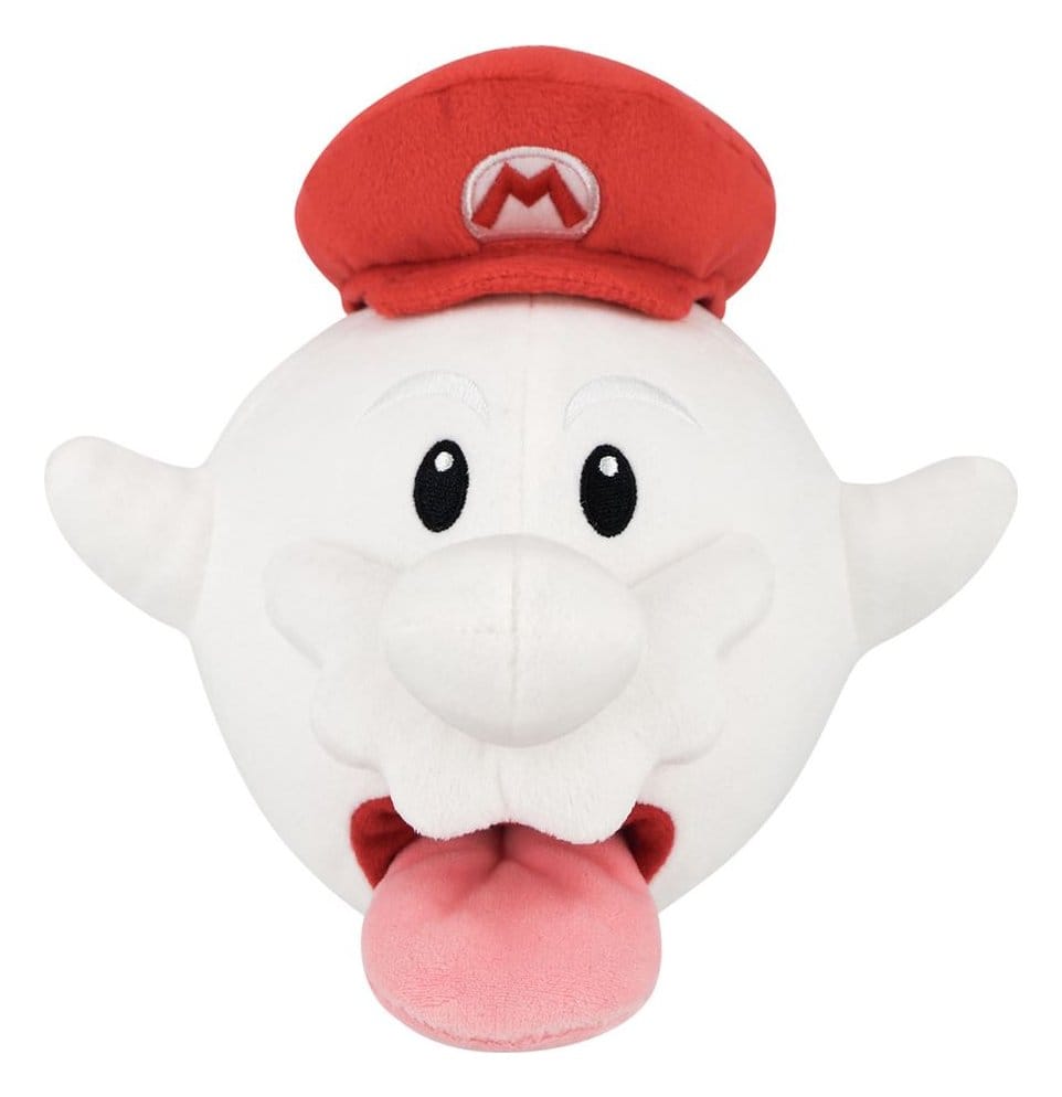 Super Mario Peluche Boo Mario 21 cm