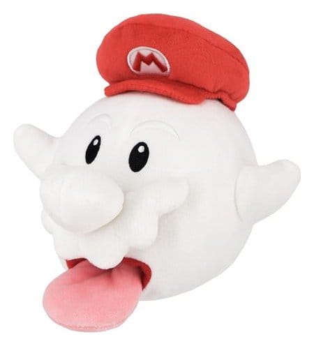 Super Mario Peluche Boo Mario 21 cm