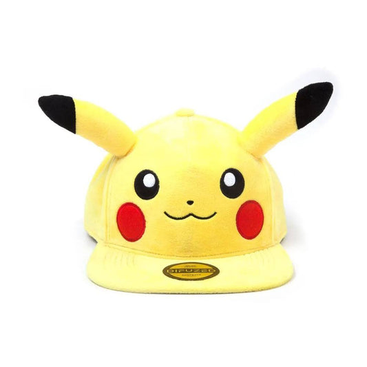 Pokémon Gorra Peluche Snapback Embarrassed Pikachu - Z POP Toys