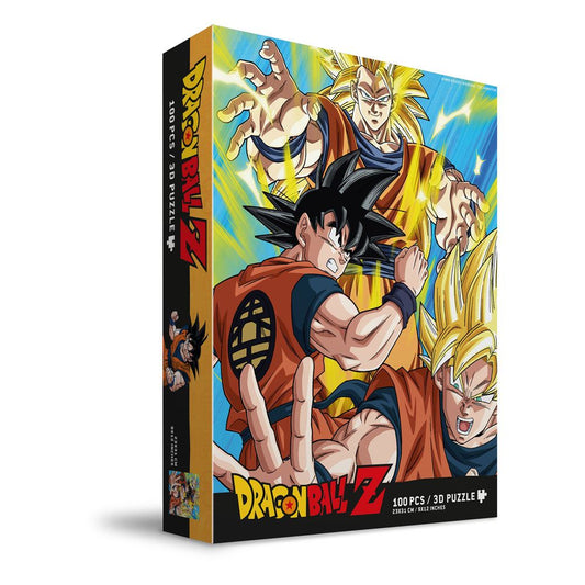 Dragon Ball Z Puzzle Efecto 3D Goku Saiyan (100 piezas)