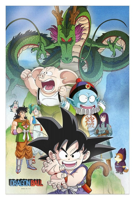 Dragon Ball 3D Póster Shenron & Heroes 38 x 58 cm