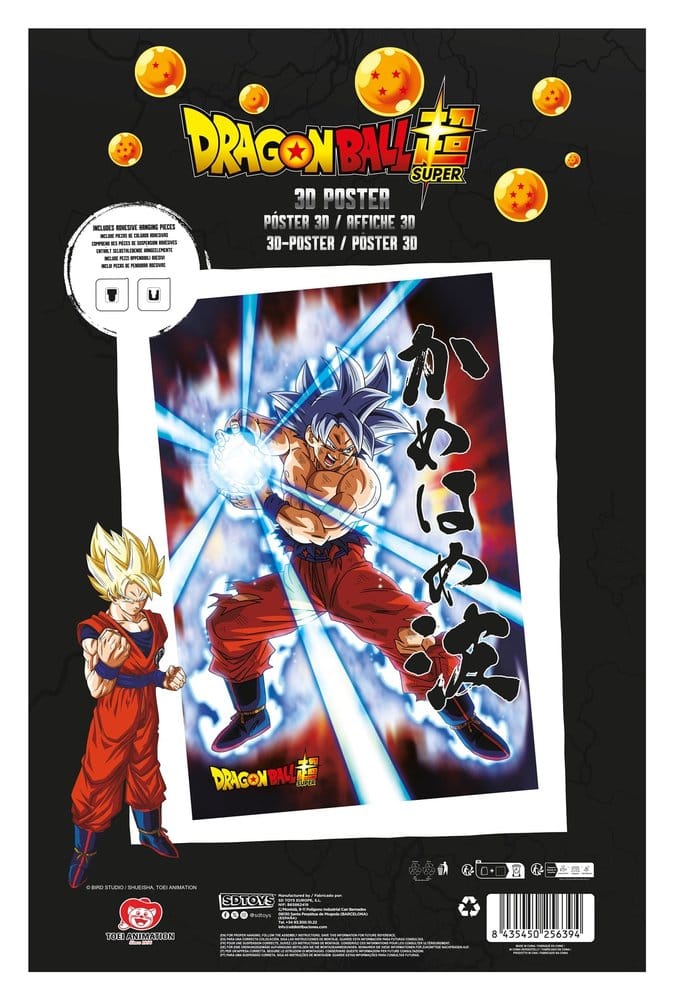 Dragon Ball Super 3D Póster Survival Goku 38 x 58 cm