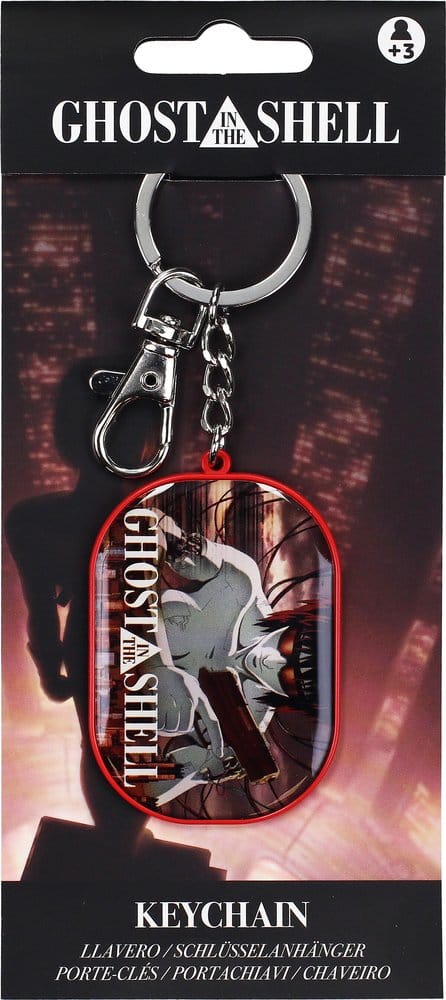 Ghost in the Shell Llavero de Metal Motoko Armada 14 cm