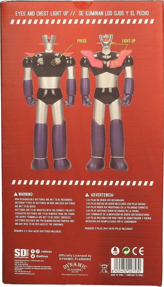 Mazinger Z Estatua con sonido PVC Mazinger Z 30 cm