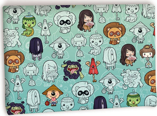 Uchiwa Funda para Manga Yokais 21 x 15 cm