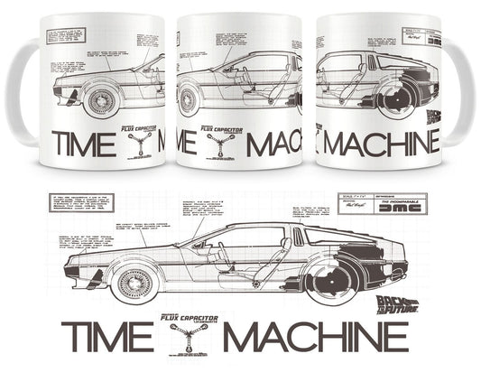 Regreso al Futuro Taza Time Machine