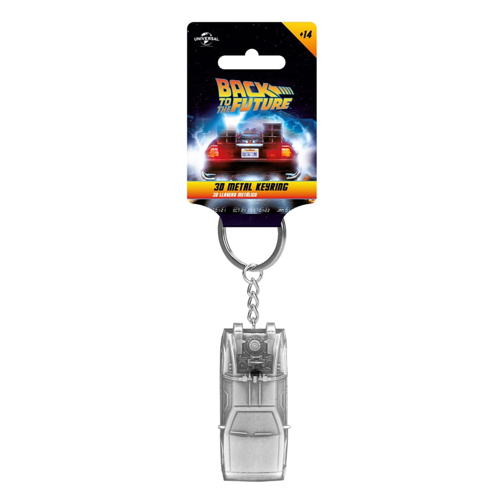 Regreso al Futuro Llavero metálico DeLorean 7 cm - Z POP Toys