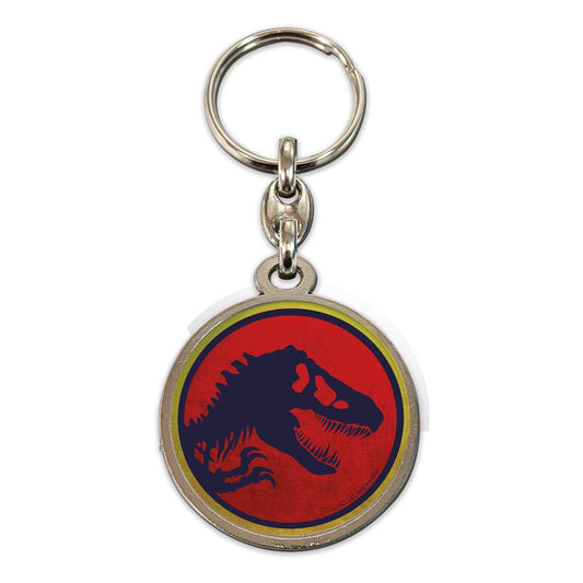 Parque Jurásico Llavero metálico Logo 7 cm - Z POP Toys