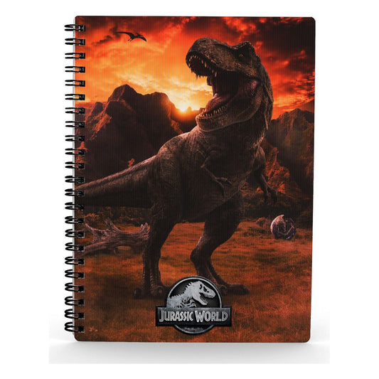Jurassic World Libreta Efecto 3D Into The Wild