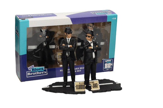 Blues Brothers Pack de 2 Estatuas Movie Icons Jake & Elwood 18 cm