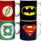 DC Comics Mini Tazas de Café Cerámica Logos 8 cm Set (4)