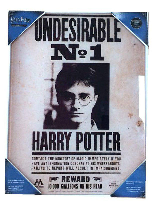 Harry Potter Póster de cristal Undesirable No. 1 30 x 40 cm