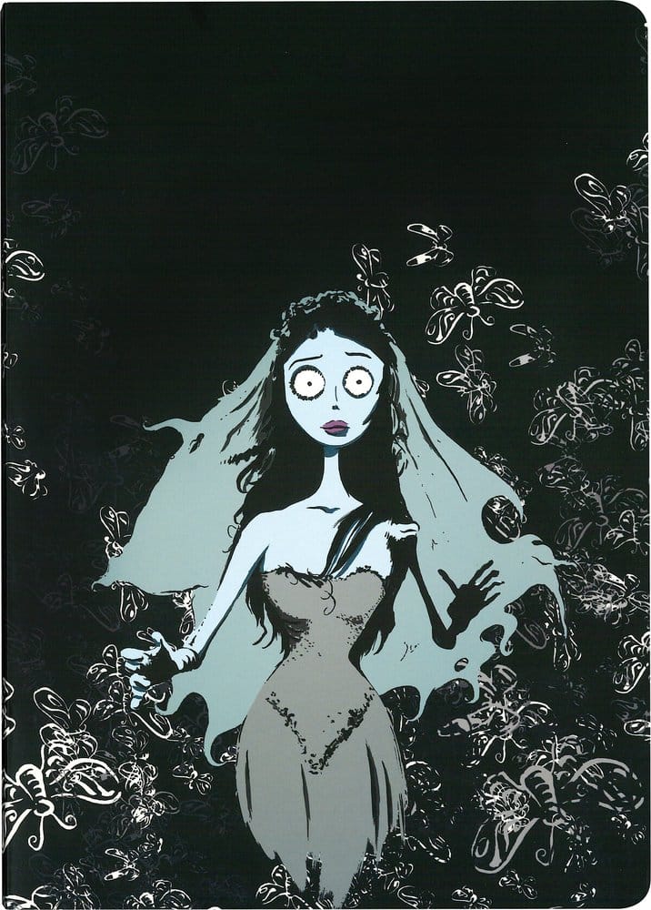 La Novia Cadáver Cuaderno Tapa Blanda Emily 21 cm