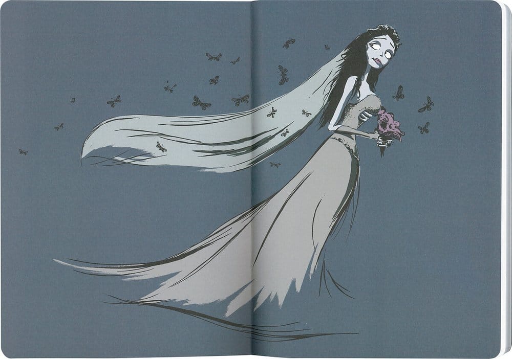La Novia Cadáver Cuaderno Tapa Blanda Emily 21 cm