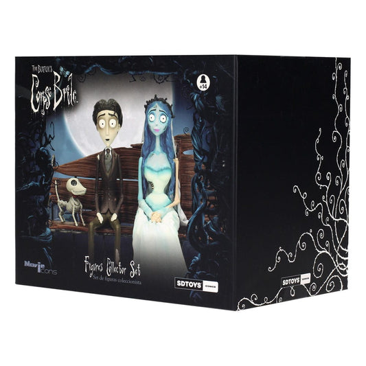 La novia cadáver Pack Regalo Figura & Llavero Victor & Emily