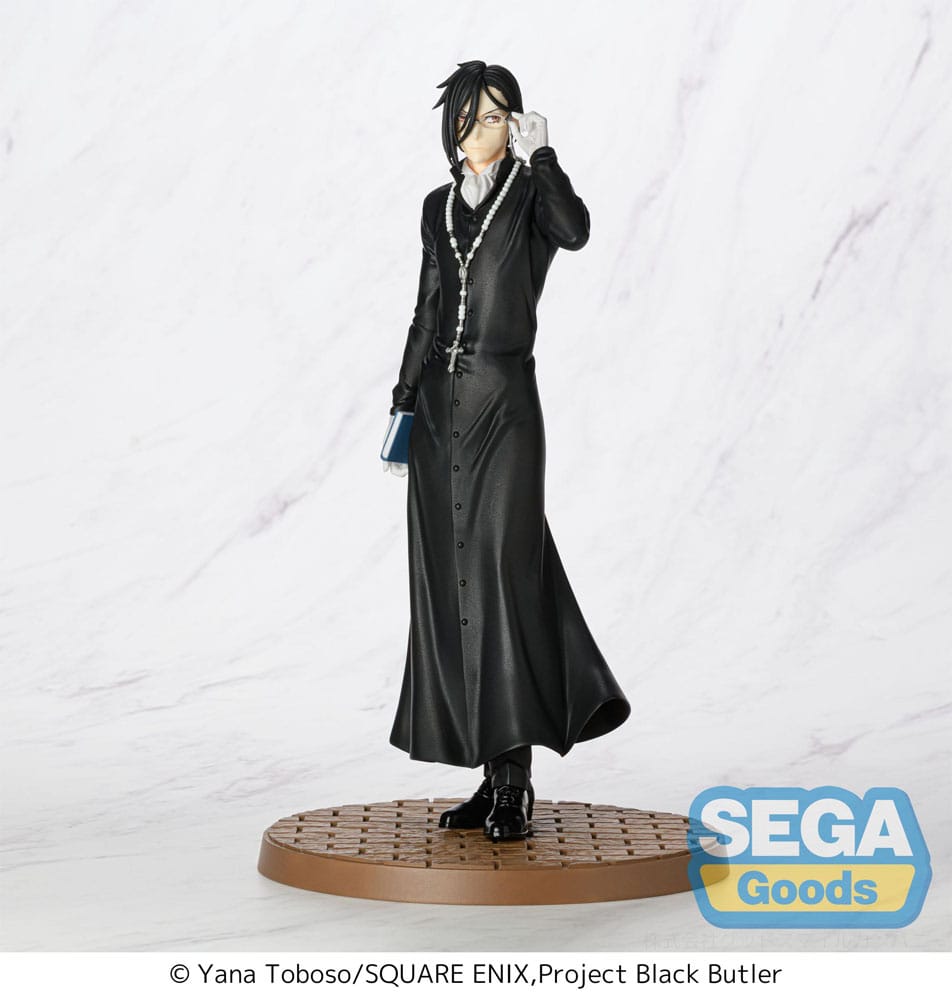 Black Butler: Boarding School Arc Estatua Luminasta PVC Sebastian Michaelis 22 cm