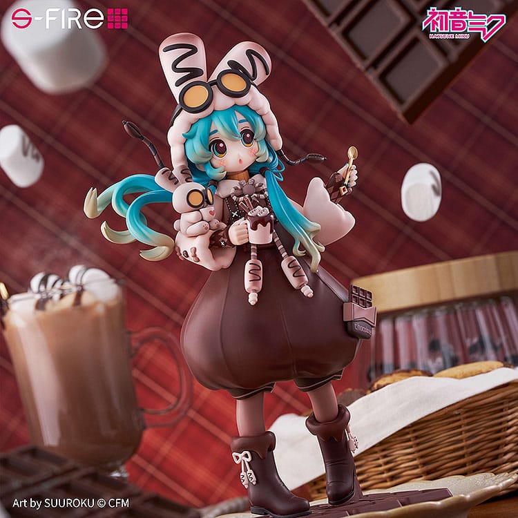 Character Vocal Series 01: Hatsune Miku Estatua PVC Hatsune Miku Marshmallow Hot Cocoa 22 cm - Z POP Toys