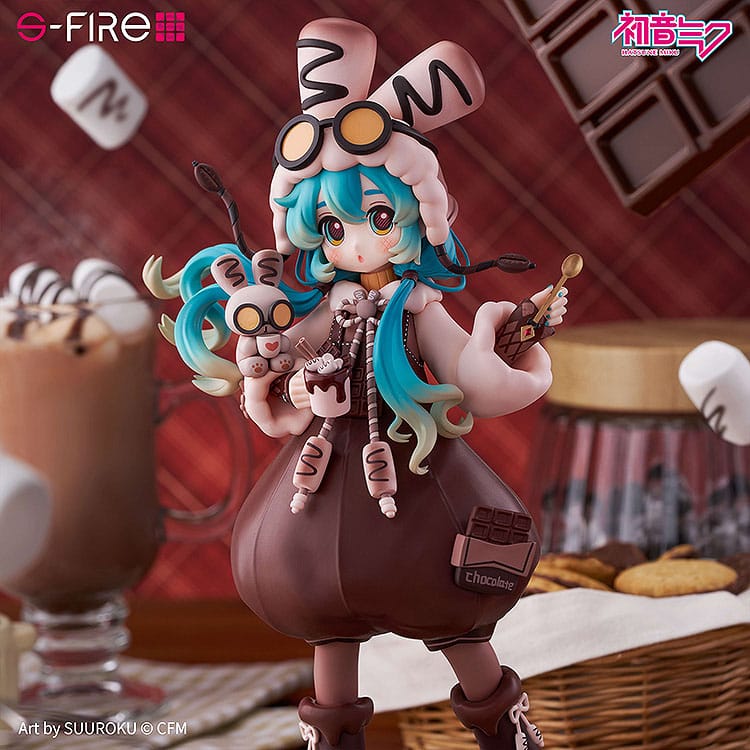 Character Vocal Series 01: Hatsune Miku Estatua PVC Hatsune Miku Marshmallow Hot Cocoa 22 cm - Z POP Toys