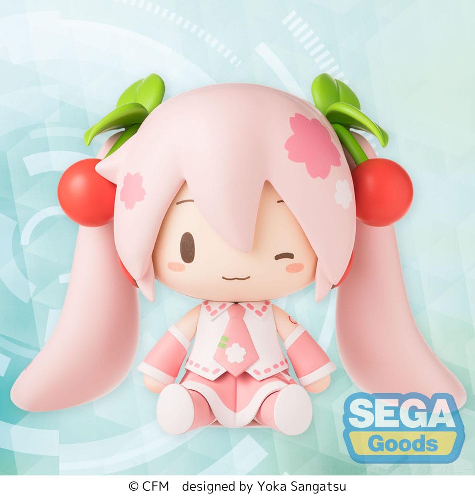 Character Vocal Series 01: Hatsune Miku Figura Fuwa Petit Chibi PVC Sakura Miku 8 cm - Z POP Toys