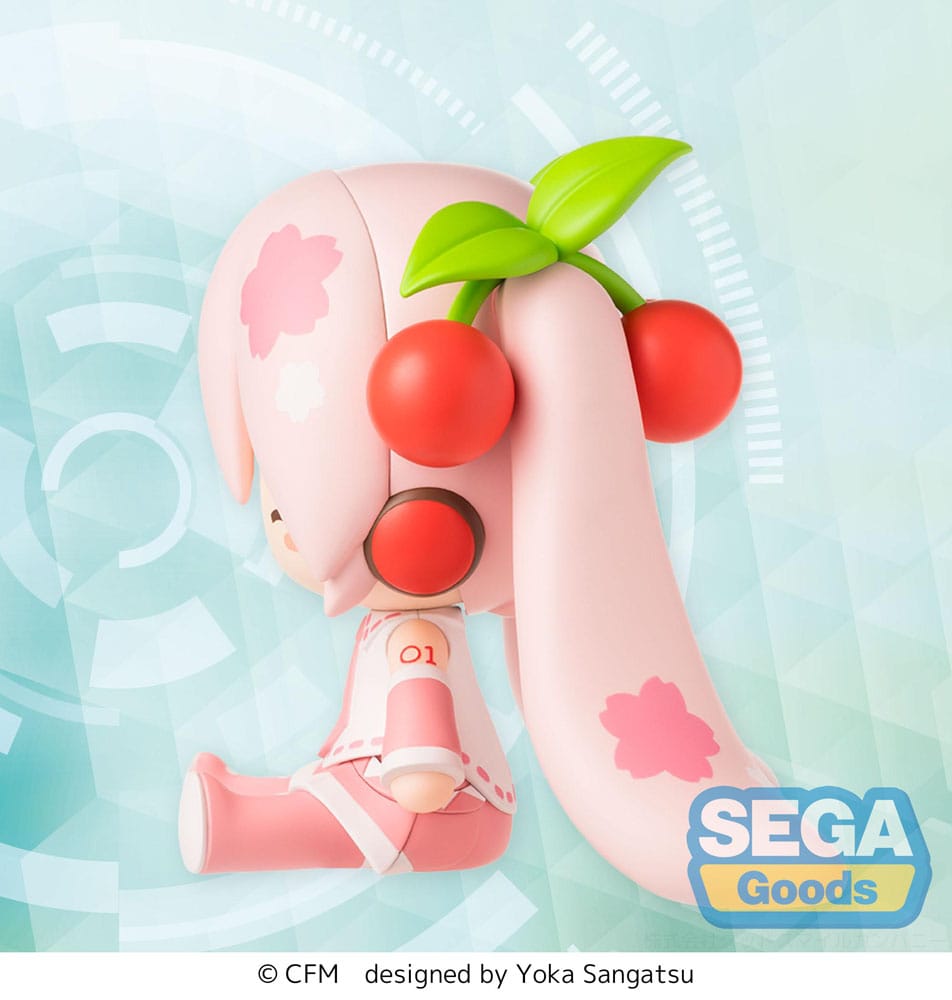 Character Vocal Series 01: Hatsune Miku Figura Fuwa Petit Chibi PVC Sakura Miku 8 cm - Z POP Toys