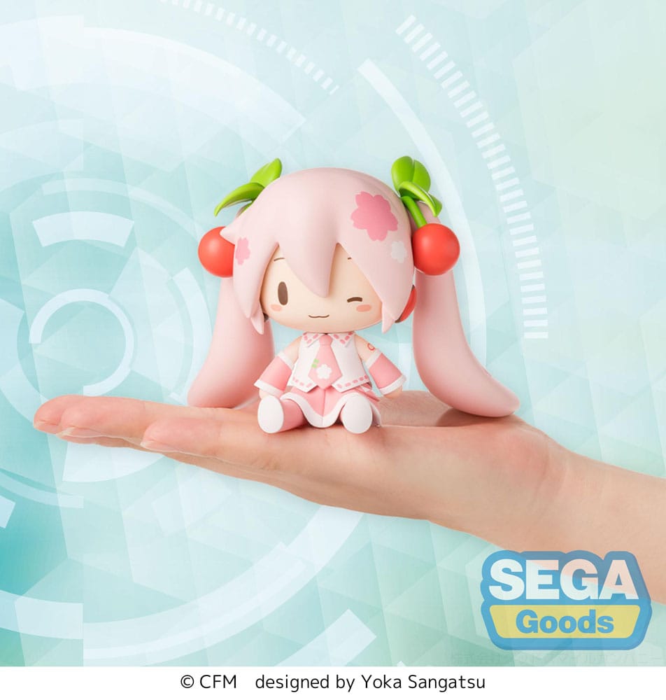 Character Vocal Series 01: Hatsune Miku Figura Fuwa Petit Chibi PVC Sakura Miku 8 cm - Z POP Toys