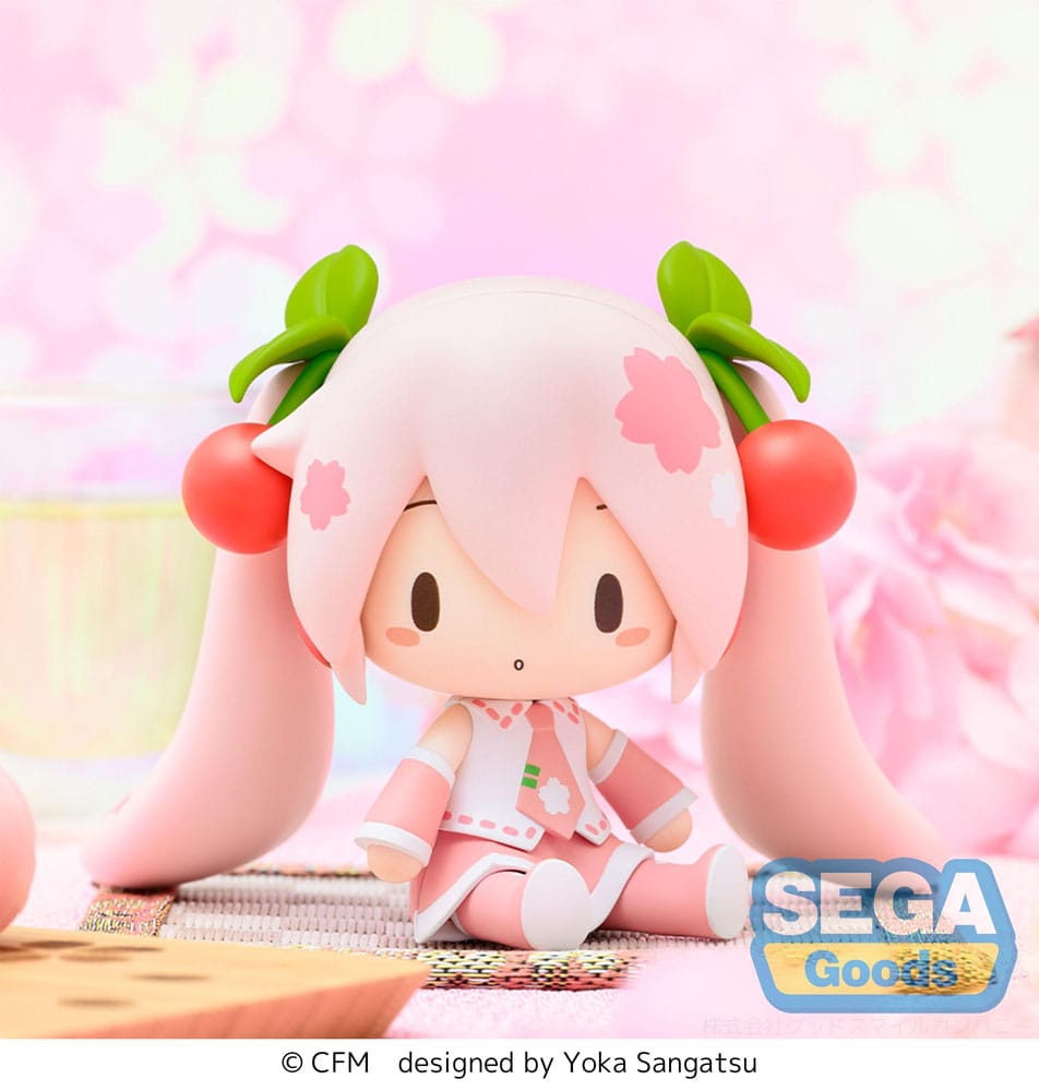 Character Vocal Series 01: Hatsune Miku Figura Fuwa Petit Chibi PVC Sakura Miku 8 cm - Z POP Toys
