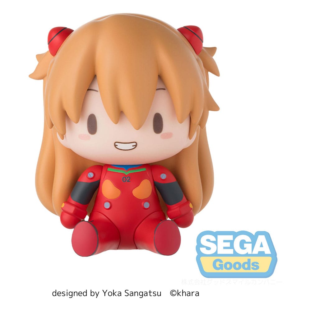 Evangelion: New Theatrical Edition Figura Fuwa Petit Chibi PVC Asuka Plug Suit 8 cm - Z POP Toys