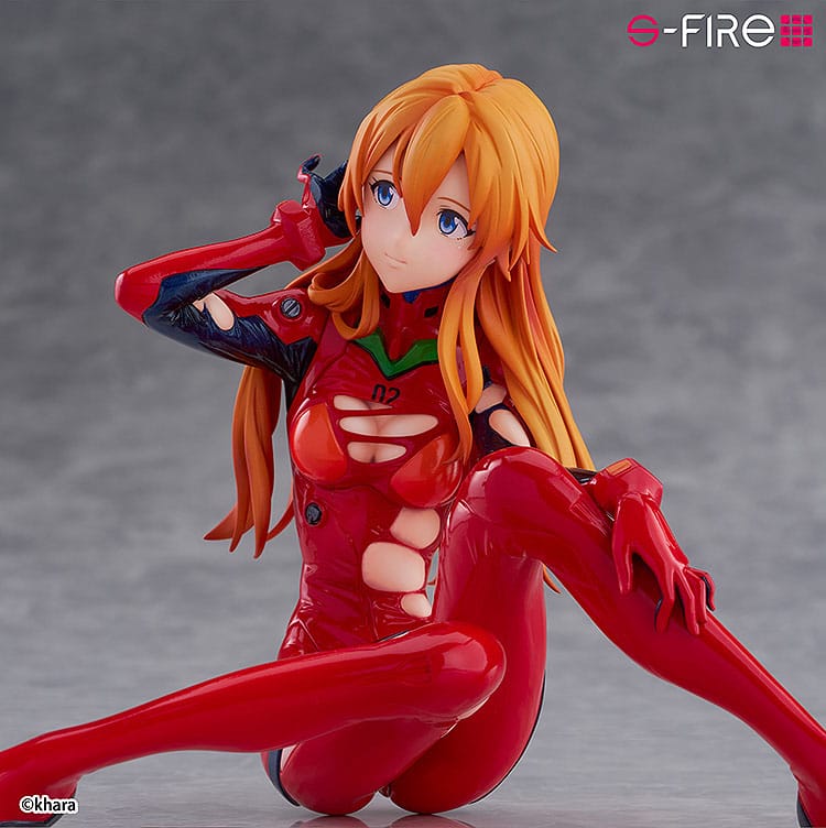 Rebuild of Evangelion Estatua S-Fire PVC 1/7 Asuka Langley 12 cm - Z POP Toys