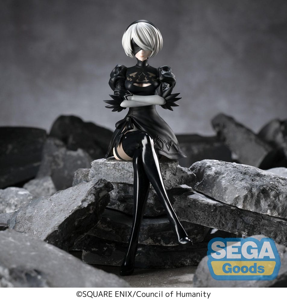 NieR:Automata Ver1.1a Estatua PVC PM Perching 2B 13 cm - Z POP Toys