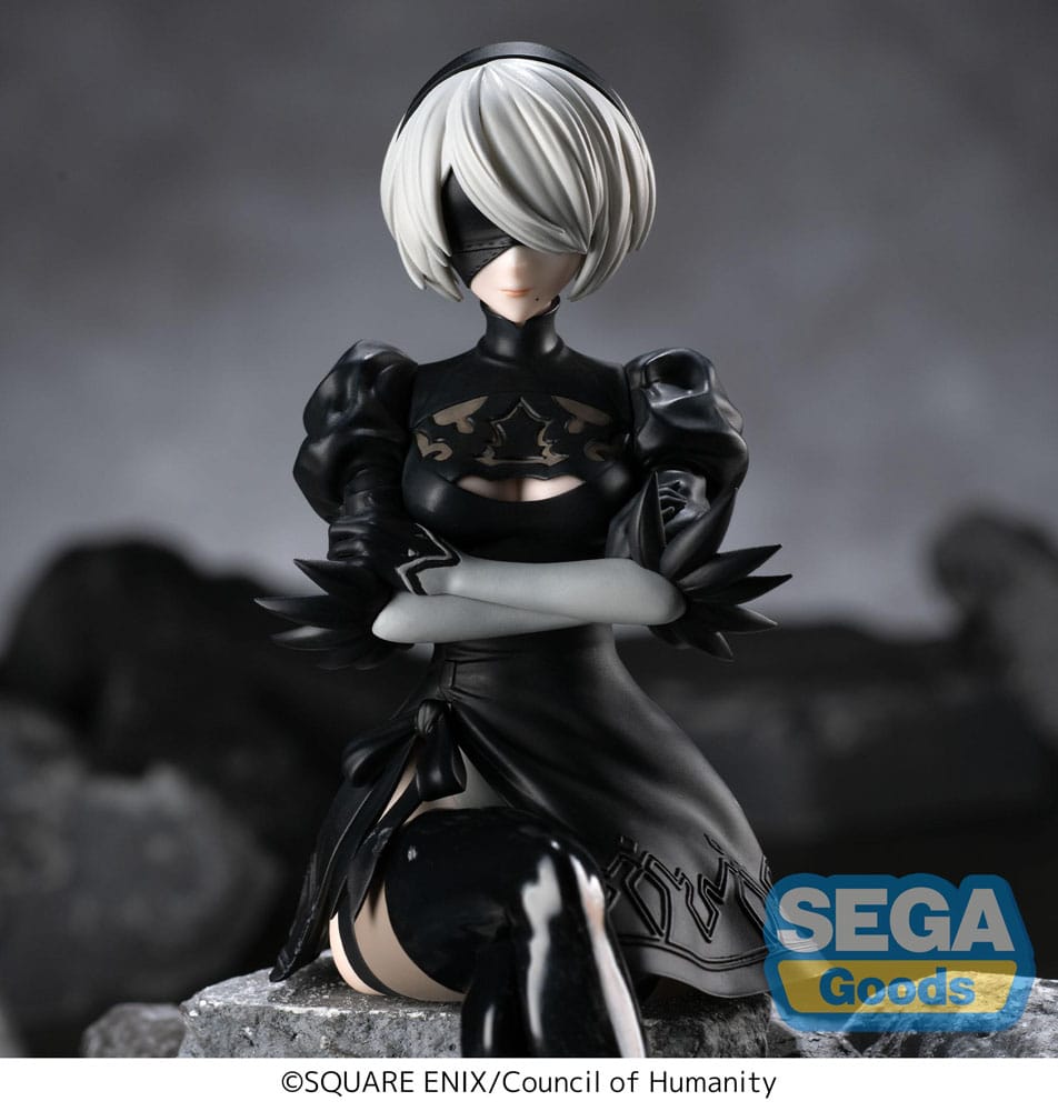 NieR:Automata Ver1.1a Estatua PVC PM Perching 2B 13 cm - Z POP Toys