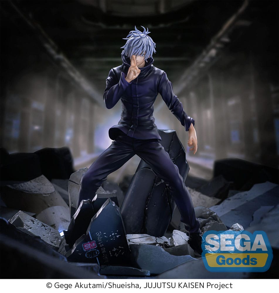 Jujutsu Kaisen Estatua Luminasta PVC Figurizm Shibuya Incident Satoru Gojo Unlimited Void 21 cm