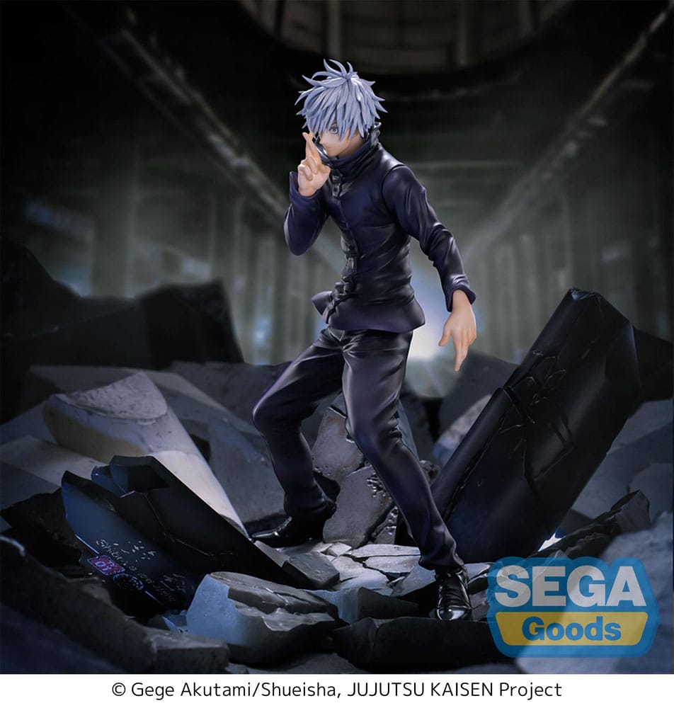 Jujutsu Kaisen Estatua Luminasta PVC Figurizm Shibuya Incident Satoru Gojo Unlimited Void 21 cm