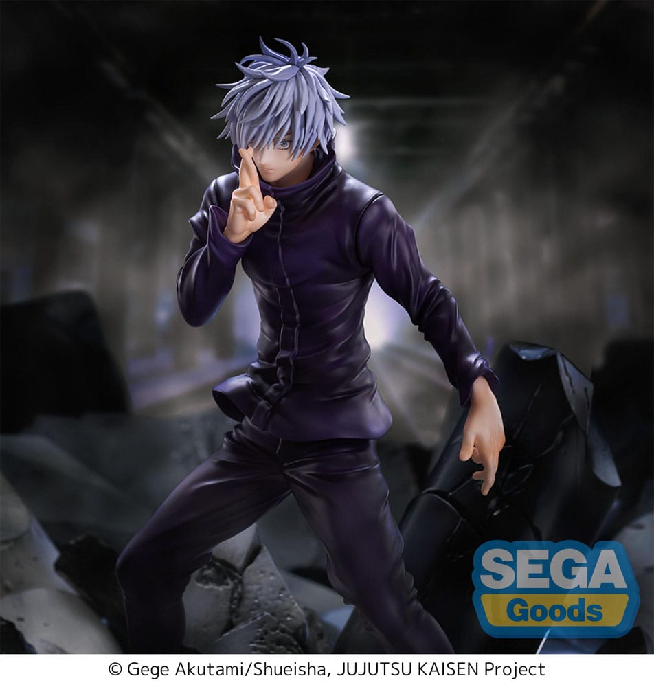 Jujutsu Kaisen Estatua Luminasta PVC Figurizm Shibuya Incident Satoru Gojo Unlimited Void 21 cm